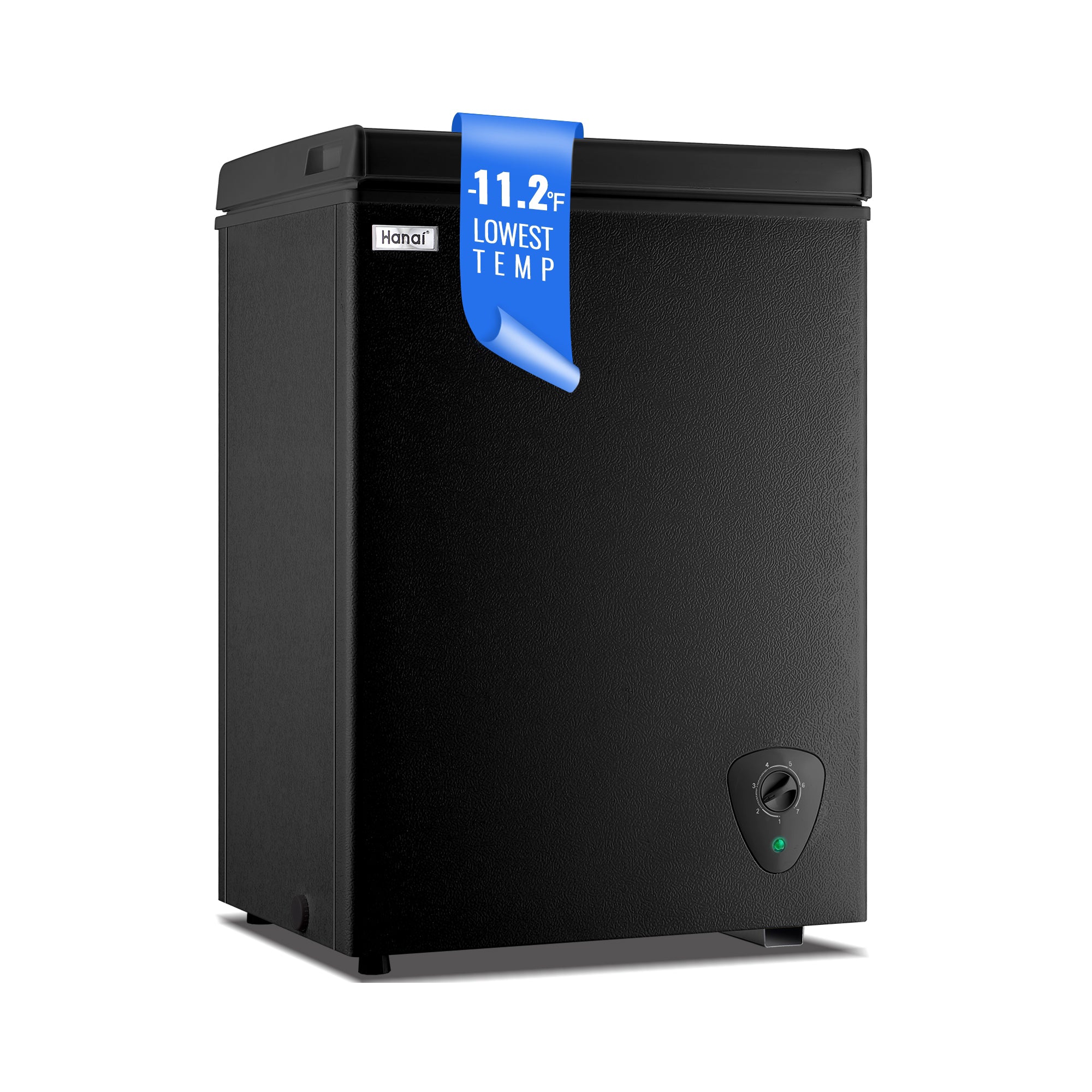 WANAI Mini Chest Freezer BCBD-63 BLACK MEDIUM