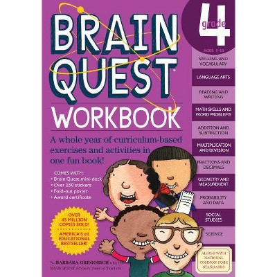 Brain Quest Grade 4 (Paperback) by Barbara Gregorvich