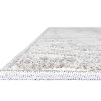 Sabrina Soto Geo-Gray Easy-Care 8' x 10' Outdoor Area Rug