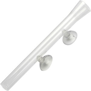 Glass Aquarium Feeder Tube Dish Set High Transparent Strong Suction Cup Fishbowl Fish Shrimp Feeding - 1 of 4