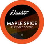 Brooklyn Bean Roastery Flavored Coffee Pods,Keurig compatible, Maple Cinnamon Spice, 40 Count