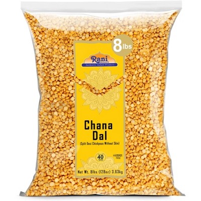Chana Dal (Split Chickpeas w/o Skin) - 64oz (4lbs) 1.81kg - Rani Brand Authentic Indian Products