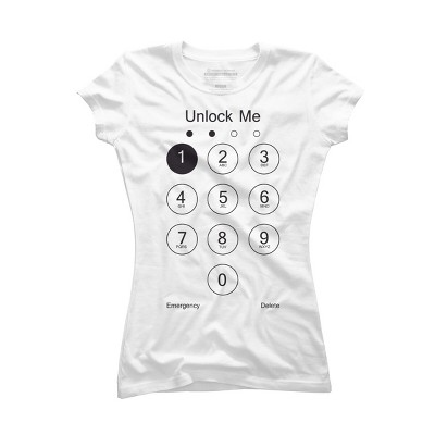 Junior's Design By Humans Unlock Me By clingcling T-Shirt