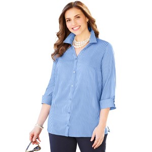 Catherines Women's Plus Size The Timeless Blouse - 1 of 4