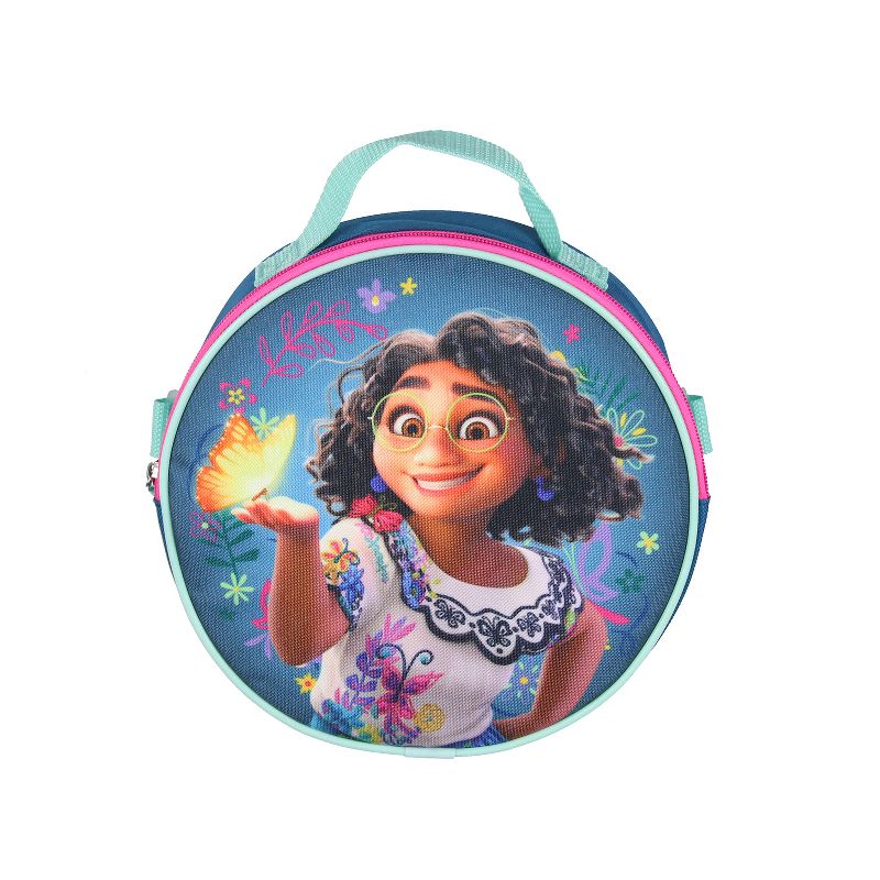Disney Encanto 5 Pc Backpack Set Lunch Box Pencil Case Keychain and Carabiner Multicoloured, 5 of 7