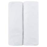 Ely's & Co. Baby Fitted Sheet 100% Combed Jersey Cotton 2 Pack
