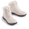 Collections Etc Extra Wide Width Classic Quilted Front Zip Ankle Boots - 3 of 4