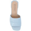 Journee Collection Womens Elidia Slip On Block Heel Vegan Leather Sandals - 4 of 4