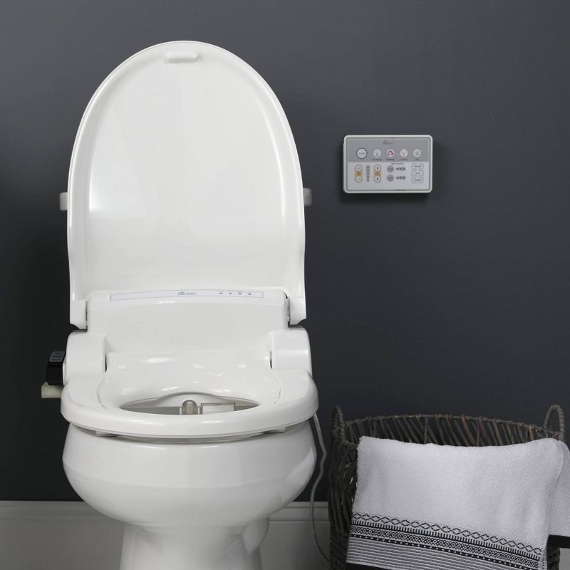 Elongated Supreme Bidet Toilet Seat White - Bio Bidet by Bemis, 6 of 11