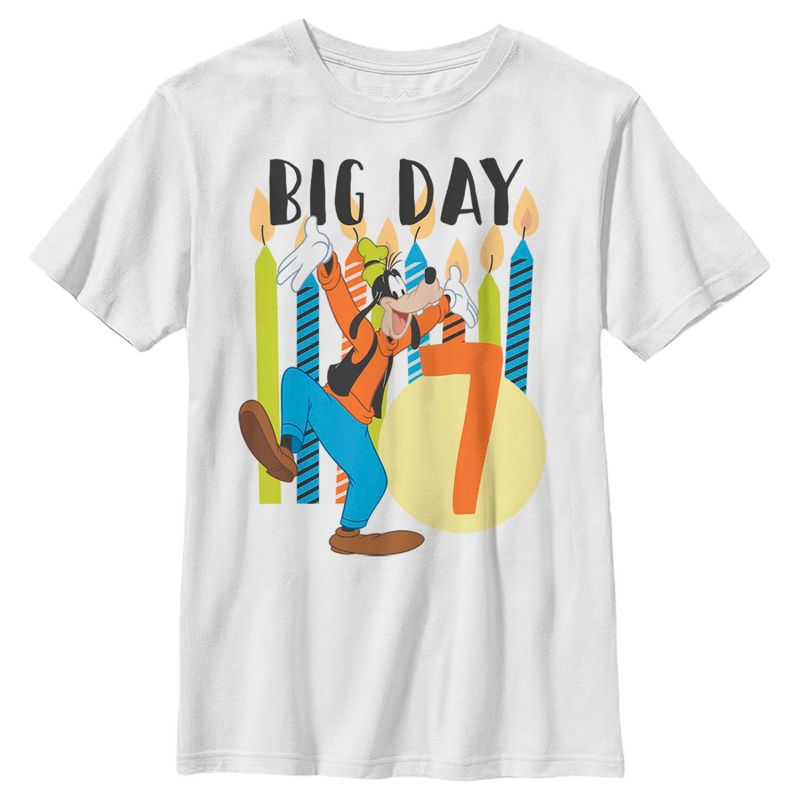 Boy's Disney Goofy 7th Birthday T-Shirt, 1 of 5