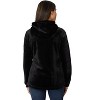 32 Degrees Women's Luxe Fur Hooded Full Zip Sweater with Hidden Zippered Side Pockets - 4 of 4