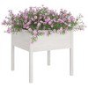 vidaXL Garden Planter 59.1"x19.7"x27.6" Solid Wood Pine - 3 of 4