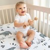 Sweet Jojo Designs Boy Fitted Crib Sheets Set Bear Mountain Blue and Black 2pc - image 4 of 4