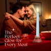 Leor & Lair 10" Taper Candles - 4 Pack - Unscented Tapered Candlesticks for Dinner, Home, and Holiday - 4 of 4