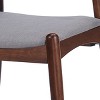 29.00“New - style luxurious artistic chairs with armrests at four corners. (Set of 2)Light Gray - 3 of 4