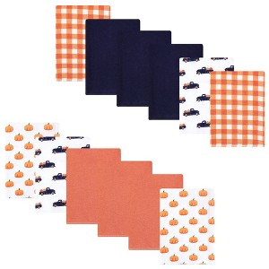 Luvable Friends Hudson Baby Flannel Burp Cloths 12pk - 1 of 2