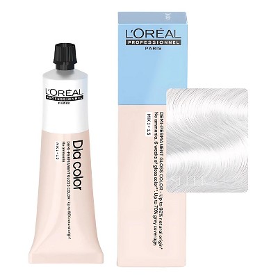 L'Oreal Professionnel DIA COLOR Alkaline Demi-Permanent Gloss Hair Color Dye (formerly Loreal Dia Richesse Haircolor)