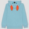 Kids' Halloween Stitch Zip-up Sweatshirt - Blue - 4 of 4