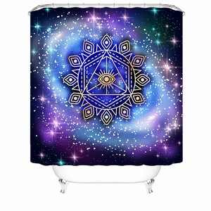 Eye Of The Stars Shower Curtains for Bathroom Waterproof Fabric Bath Curtain Durable Soft Stylish Bathroom Decor 72x72 Inch - 1 of 1