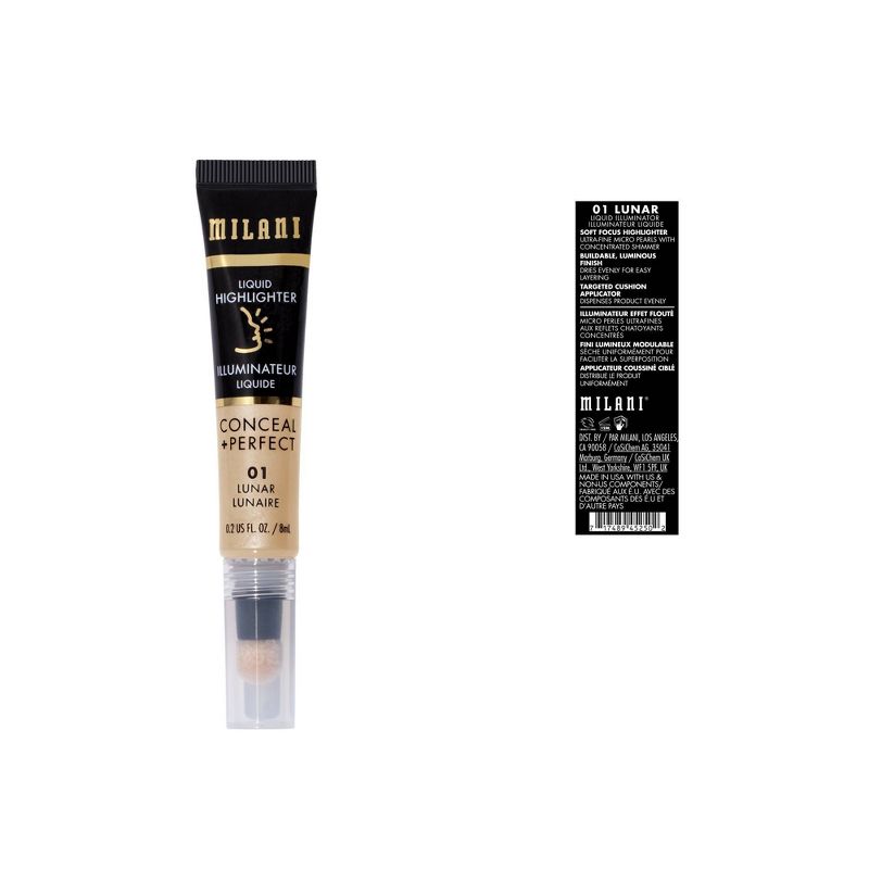 Milani Conceal + Perfect Face Lift Liquid Highlighter Collection - 0.2 fl oz, 6 of 9