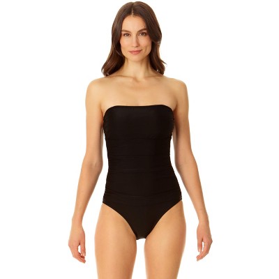 CopperControl by Coppersuit - Women's Tummy Control Bandeau One Piece  Swimsuit