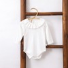 MyKids-Usa Autumn Hot Selling Baby Girls Simple Casual Solid Color Onesies Bodysuits - 2 of 3