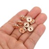 Unique Bargains Rhinestone Small Round Bulk Glass Spacer Beads for Jewelry Making 100 Pcs - 3 of 4