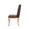2pk Shylo Contemporary Faux Leather Dining Chairs - Christopher Knight Home - 4 of 4