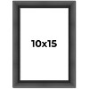 PosterPalooza | Photo Size Refined Black Picture Frame - UV Acrylic, Foam Board Backing, Hanging Hardware - 2 of 4