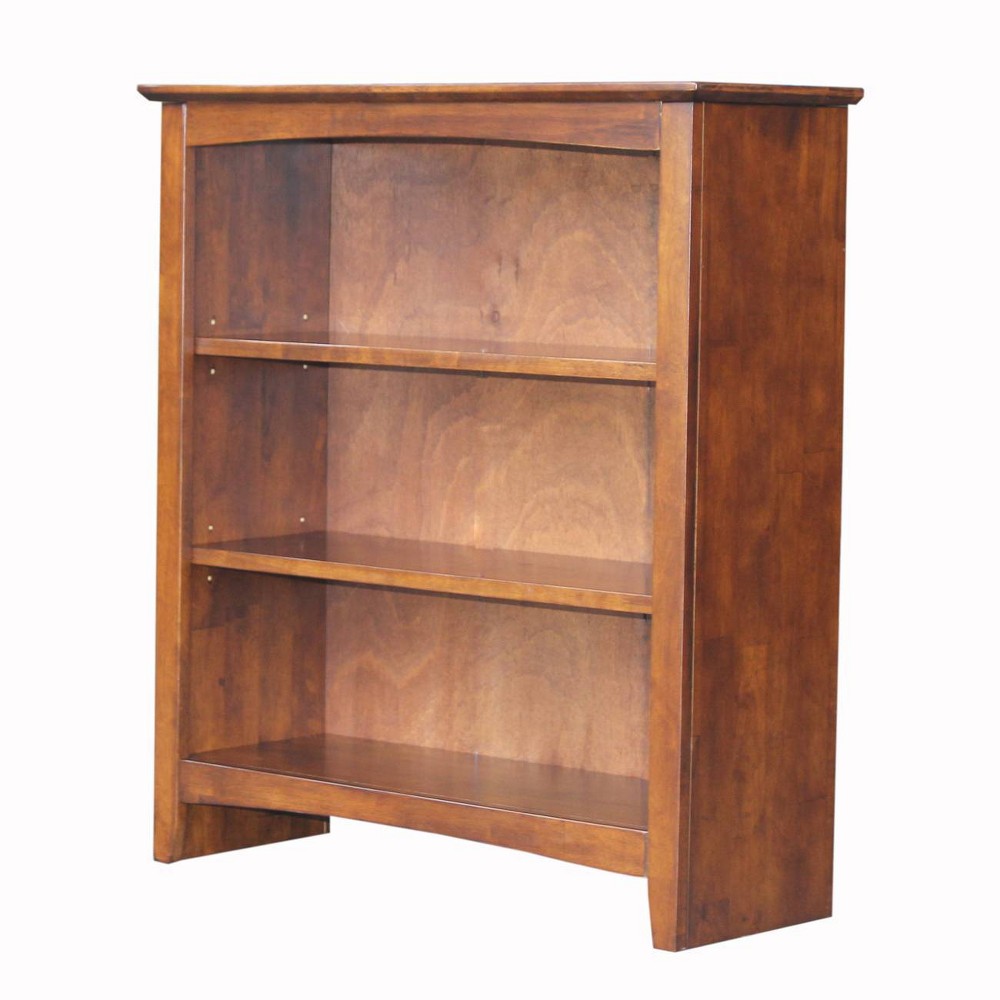 Photos - Wall Shelf 36" Shaker Bookshelf Espresso - International Concepts