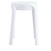 DOMETOUR 6 Pack Stackable Colorful Round Plastic Stools for Home, Office, School, Indoor/Outdoor Flexible Seating, White Decorative Chairs - 2 of 4