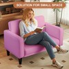 Kayamas 70" Small Loveseat Sofa Small Couch for Living Room, Comfy Love Seat with Removable Washable Cover and Solid Wood Frame - 2 of 4