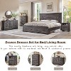SinCiDo Farmhouse 54"W Dressing Table w/ 6 Drawers,Thick Plate Design,Large Drawer Cabinet/Wardrobe,Bedroom,Living Room & Corridor - 3 of 4