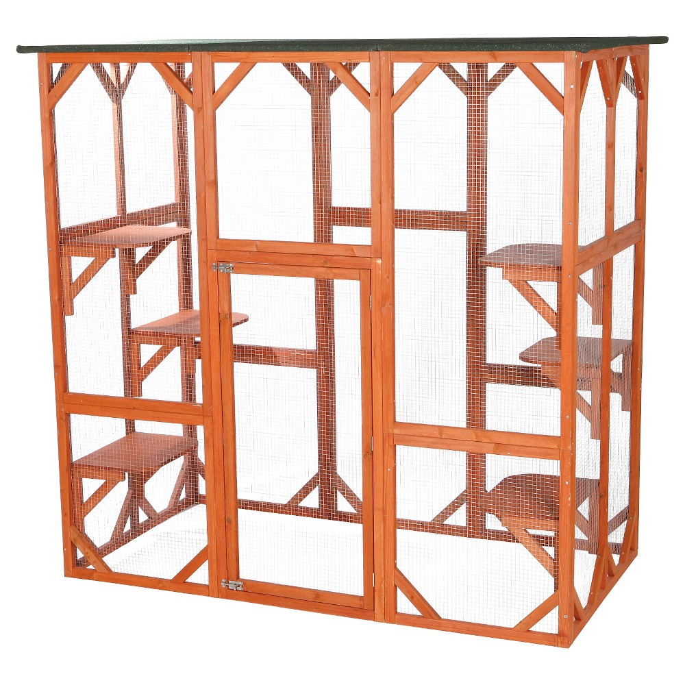 EAN 4011905441108 product image for TRIXIE Pet Products Wooden Outdoor Cat Sanctuary | upcitemdb.com