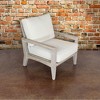 Courtyard Casual Driftwood Gray Teak Surf Side Outdoor Club Chair with Cushions - 2 of 4