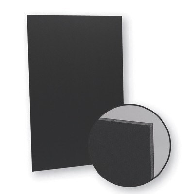 Elmer's Foam Board 3/16 X 24 X 36 Black-on-black 81242 : Target