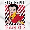 Betty Boop Stay Hyped Gym Workout Womens Graphic T Shirt Tees Brisco Brands - 2 of 4