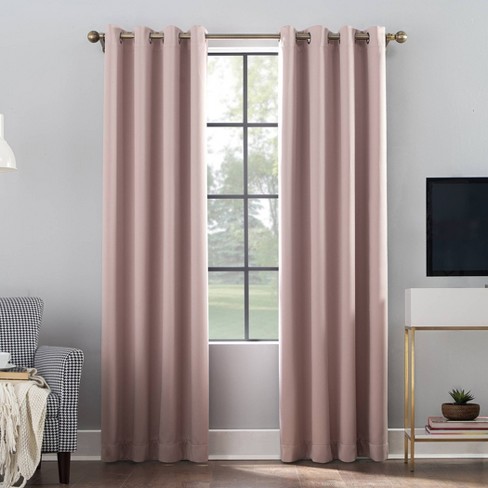 blush blackout curtains 108