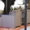 Resenkos 5pc Patio Furniture Set, Outdoor Sectional Furniture, Gray - 3 of 4