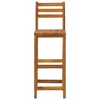 vidaXL Bar Stools 4 pcs Solid Acacia Wood - 3 of 4