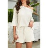 Imily Bela
Women's 2-Piece Set Off-Shoulder Knit Sweater and Shorts Casual Outfit - 2 of 4
