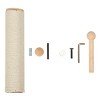 Sevobal Pet Tower Wall Mounted Cat Shelves and Steps, Floating Cat Tree on Pegboard, Cat Climber Set, Black, 15.74"*7.87"*31.49" - 3 of 4