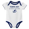 NHL Tampa Bay Lightning Infant Girls' 3pk Bodysuits - 2 of 4