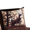 Whitetail Lodge Pillow Sham Standard 20" x 26" Multicolor by Greenland Home Fashion - 2 of 3