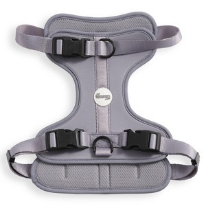 THE LICKER STORE Arlo Adjustable Soft Padded No Pull Pet Harness with 3 Buckles and 3 Leash Clips - 1 of 4