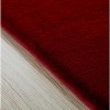 LunaLulinlk 91''x63'' Red Luxury Chinchilla Faux Fur Rectangular Area Rug - 4 of 4