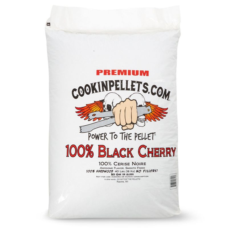 CookinPellets 40lb Black Cherry Grill Smoker Hardwood Wood Pellets (5 Pack), 2 of 7