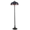 Chloe Lighting Sadie Tiffany-style 2 Light Victorian Floor Lamp 18" Shade - 2 of 3