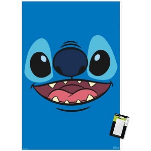 Trends International Disney Lilo and Stitch - Giant Face Smile Unframed Wall Poster Prints - 1 of 4