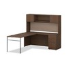 HON Mod Desk Hutch, 3 Compartments, 72w x 14d x 39.75h, Sepia Walnut - 3 of 4